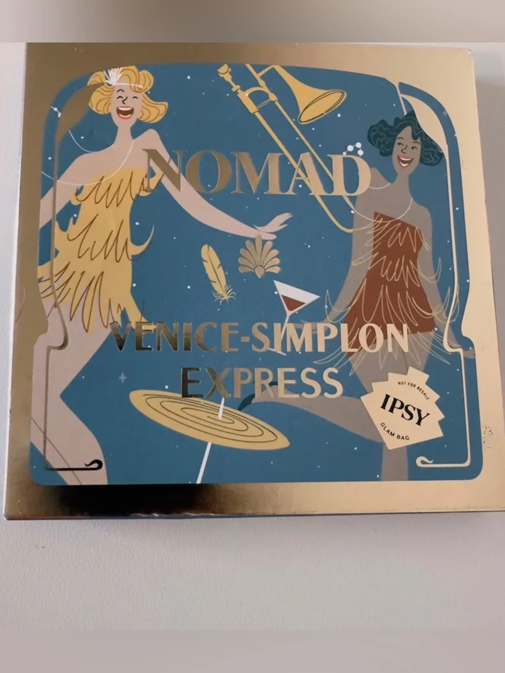 New Nomad Cosmetics Venice-Simplon Express Carry-On Eyeshadow Palette